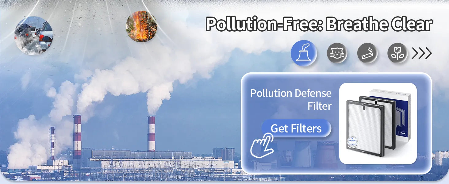 Ecoself Air Purifiers for Home Large Room, with Smart Mode & PM2.5 Air Quality Display, 22dB Sleep Mode & Aromatherapy,Cover Up to 1295 Ft² with 2X Powerful Purification & 360°Air Outlet,HAP603, Bright White